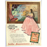 Textiles Panamericanos Medellín Aviso Publicitario De 1949