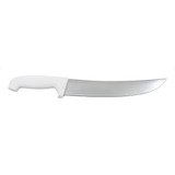 Cuchillo Carnicero Profesional Acero Inoxidable 10 Pulgadas Color Blanco