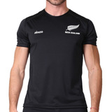 Remera Deportiva Microfibra All Blacks Talles Xs A 3xl Imago