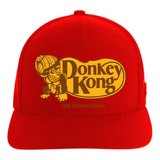 Gorra Donkey Kong 5 Paneles Premiun Red