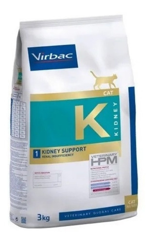 Alimento Virbac Veterinary Hpm Cat Kidney Para Gato Adulto Sabor Mix En Bolsa De 3kg