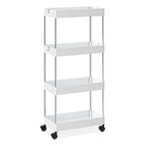 Carrito Organizador Para Baño O Cocina Con Ruedas 4 Niveles