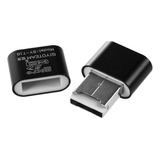 Mini Adaptador Leitor Cartão Memória Micro Sd Usb2.0 Metal