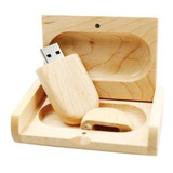 Memorias Usb Personalizadas En Madera De 16gb + Caja 