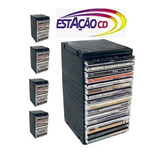 5 Unid De Porta Cd  - Rack Newness Capacidade 16 Cd´s