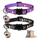 Collar Para Gatos  2 Collares De Gato Separables Con Campana