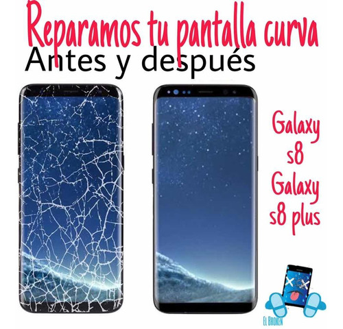 Cristal De Touch  Gorilla Glass Instalado Galaxy S8 Y S8plus