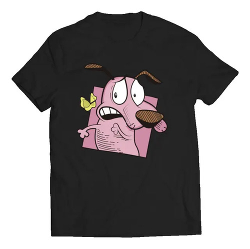 Playera Infantil Coraje Mariposa Perro Cobarde 2w Aww