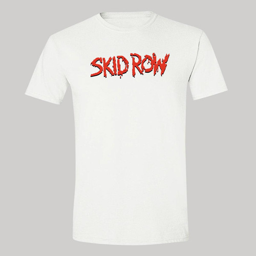 Playera Hombre Rock Skid Row Logo 1013b