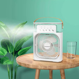 Mini Ar Condicionado Ventilador Umidificador Climatizador Cor Preto/branco