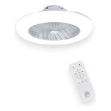 Ventilador De Techo Luz Led Elegante Con Control C3s 