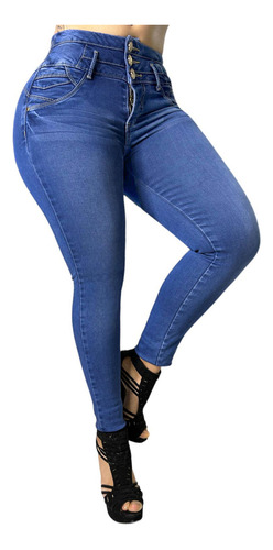 3 Jeans Dama Colombiano Push Up Mujer Mayoreo