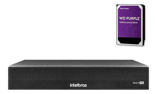 Dvr Intelbras Gravador De Vídeo Mhdx 3116-c 5mp Lite Hd 2tb