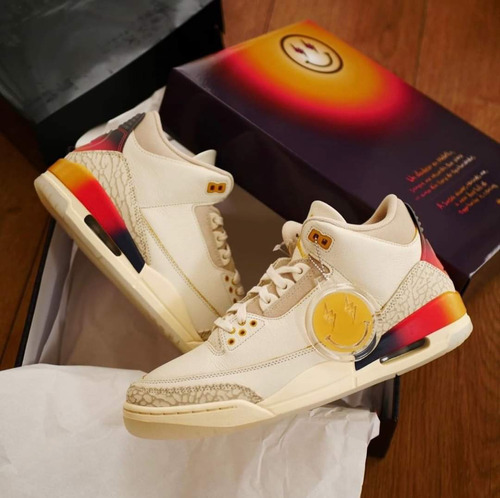 Jordan Retro 3 (colaboracion Con J Balvin)