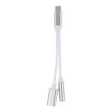 Cable Adaptador Tipo C A Auxiliar 3.5mm Macho A Hembra