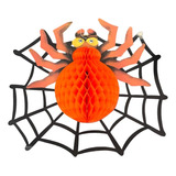 1 Decoracion De Araña Con Papel Ideal Para Halloween