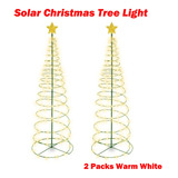 2 Paquetes De Luces Solares Para Árbol De Navidad Al Aire Li