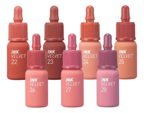 Peripera Ink Velvet Tint 100% Original Tinta Coreana Colores