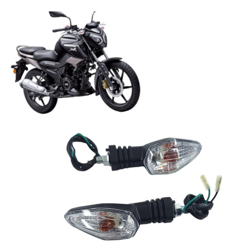 Direccionales Traseras Tvs Raider 125 (par)