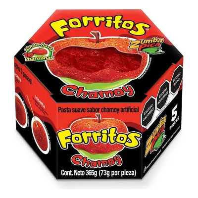 Cubre Manzana Forritos Chamoy 5pz | MercadoLibre