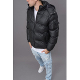 Campera Inflable Impermeable Relleno Guata Ghost Negra Bond