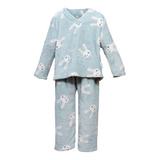 Pijama Termica Microfibra Polar Niña Bunny 3-4 Y 5-6 Años