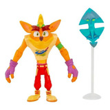 Figura Retro Crash With Ika Ika Mask -  Crash Bandicoot