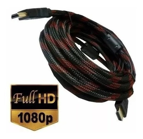 Cable Hdmi 15 Metros Full Hd Mallado 2 Filtros Led Tv 3d