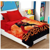 Cobertor Con Borrega Spider-man Matrimonial