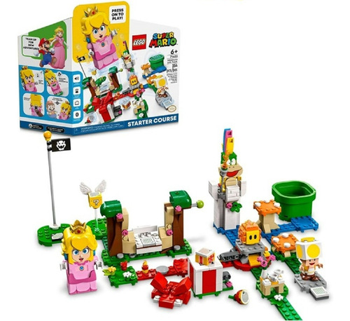 Kit De Construcción Lego Super Mario Aventuras Con Peach