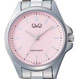 Reloj Q&q C37a-022py Rosa Pastel De Mujer