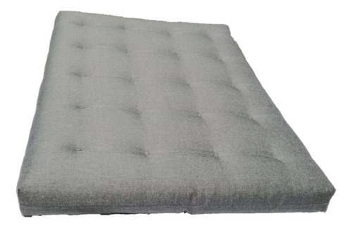 Colchon Futon Matrimonial De Espuma Aglutinado