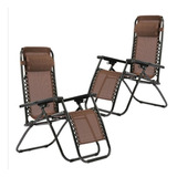 Combo X 2 Oferta Silla Cero Gravedad Silla Jardín Descanso