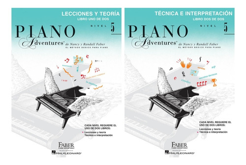 Piano Adventures: Lecc Y Teoría & Téc E Interpretación Vol.5