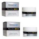 2 Telica Crema Tópica Para Microblading 7.5ml Dermazone Color Blanco