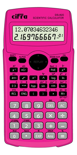 Calculadora Cifra Científica Rosa Sc-820