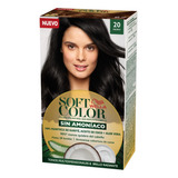 Soft Color Kit De Tintura Semipermanente Tono 20 Negro