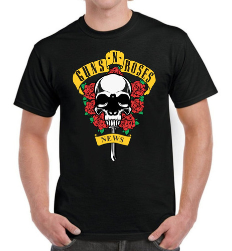 Playera Bandas Guns Androses