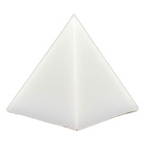 Molde De Pirâmide Equilateral Polipropileno (5cm X 5cm) Cor Branco