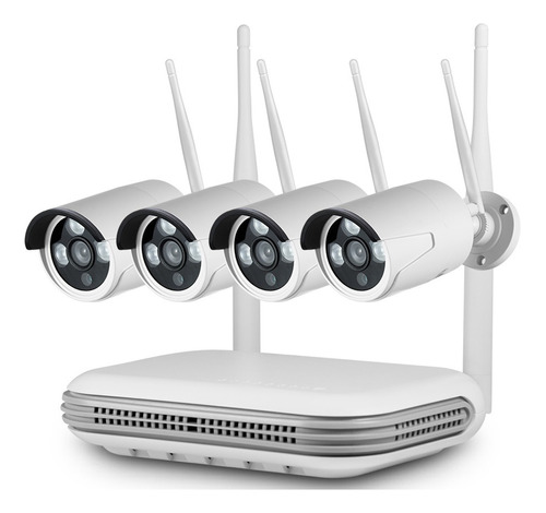 H.265 3mp Full Hd 8ch Nvr Inalámbrico Seguridad Wifi