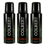 3 Desodorante Colbert Classico Verde Aerosol 250ml Importado