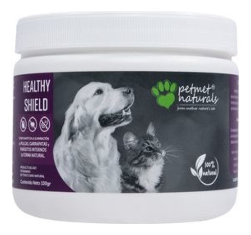 Petmet Naturals Suplemento Healthy Shield Para Perros 100g