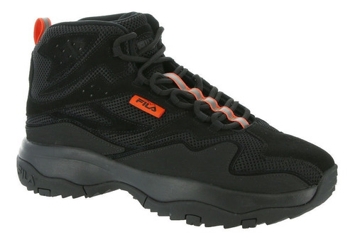 Bota Fila Ranger Negra Táctica, Senderismo Original