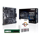 Combo Actualización Amd Athlon 3000g  + A320m Am4 + 8gb Ddr4