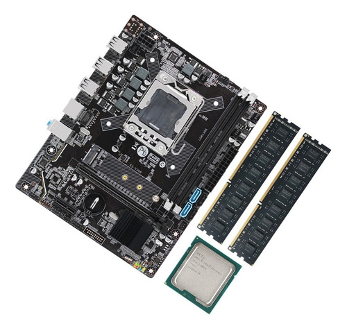 Fwefww Kit De Placa Base X79 Lga 1356 Con Xeon E5 2420 V2