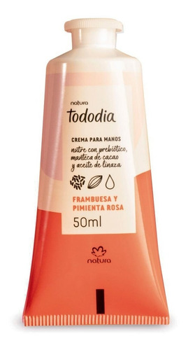 Crema Manos Frambuesa Pimienta Rosa Natura