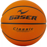 Balón Gaser Básquetbol Modelo Classic Hule No. 7 Naranja