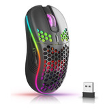 Avmton Mouse Inalámbrico Para Juegos Con Carcasa De Panal .