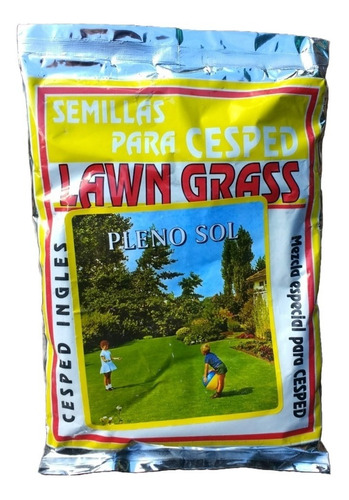 Semillas De Cesped Ingles Premium Jardín Pleno Sol X 500g.