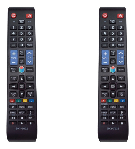 Kit 2 Controle Remoto Compatível C/ Samsung Smart Tv 3d Univ
